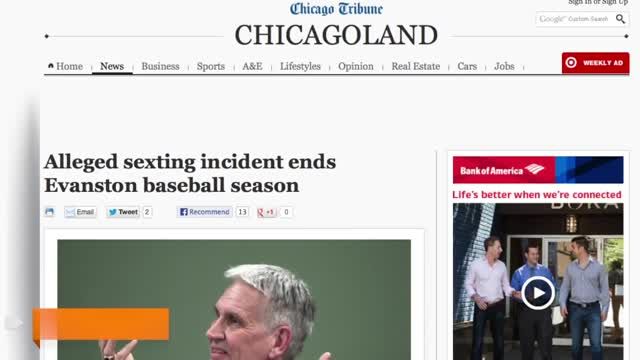 News video: Sexting Scandal Ends High School Baseball Team's Playoff Run