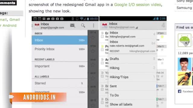 News video: Google I/O Screengrab Looks Like Major Gmail Update