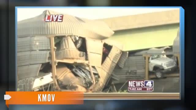 Missouri Train Crash Collapses Overpass, Injures - One News Page VIDEO